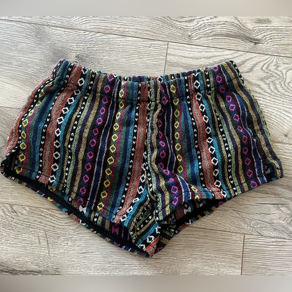 Forever 21 Multicolor Striped Women's Shorts - Picture 1 of 4